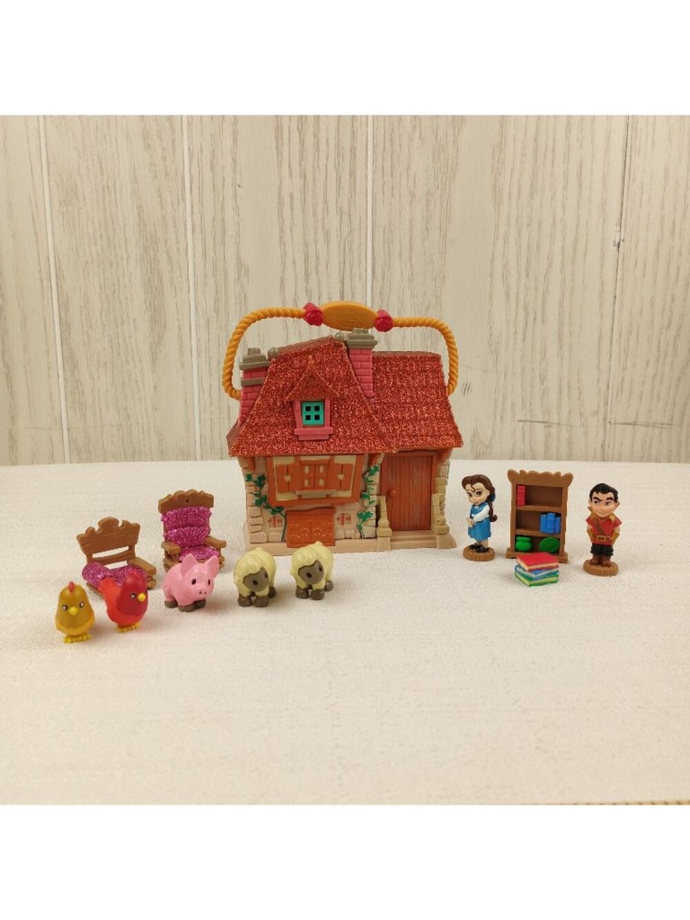 Disney Store Animators Collection Littles Belle's Cottage Playset Beauty